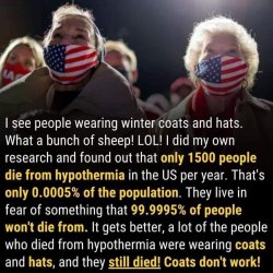 Hypothermia sheeple Meme Template