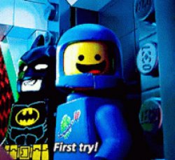 the lego movie first try Meme Template