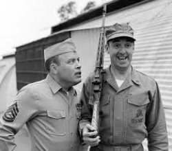 Sgt. Carter drilling Gomer Meme Template