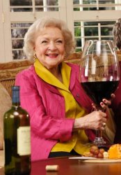 Betty White's Wine Glass Meme Template