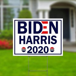 Biden Harris Yard Sign Meme Template