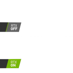 RTX on & Off Meme Template