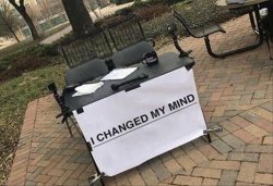 He changed his mind Meme Template