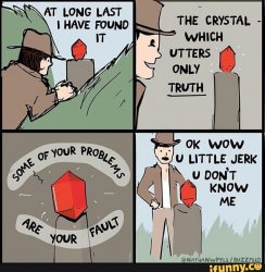 crystal of truth Meme Template