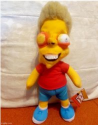 Bart Simpson after drugs Meme Template