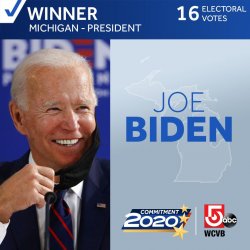 Joe Biden wins Michigan Meme Template
