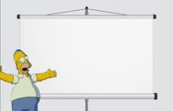 Homer Presentation Meme Template