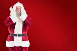 Shocked Santa Meme Template