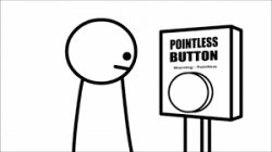 asdf -pointless button Meme Template