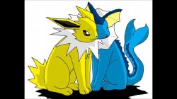 Jolteon x Vaporeon Meme Template