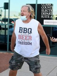 BBQ Beer Freedom Man Meme Template