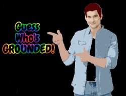 Guess Who's GROUNDED! Meme Template