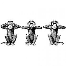 Three monkeys Meme Template