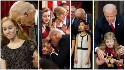 Touchy-Feely Joe Biden Meme Template