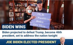 JOE BIDEN WINS 2020 ELECTION PRESIDENT Meme Template