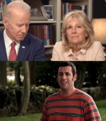 Jill Biden on Joe Biden Meme Template