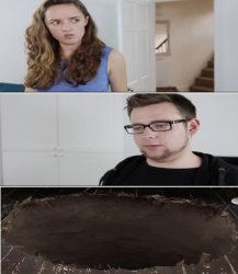 İn the hole Meme Template