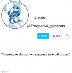 Glaceon Meme Template