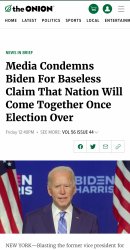 Media condemns Biden Meme Template