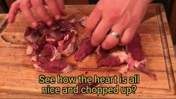 See how the heart is nice and chopped up? Meme Template