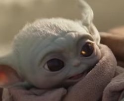 Baby Yoda Zooms Meme Template