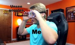 Unsee Goggles Meme Template