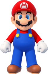 New Super Mario Bros. U Deluxe official Mario art Meme Template