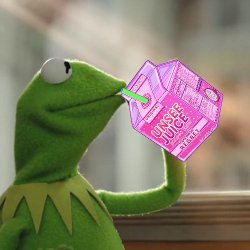 Kermit Sipping On Unsee Juice Meme Template