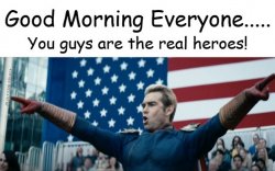 The Boys Homelander You Guys Are The Real Heroes Meme Template
