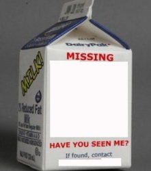 Missing Milk Carton Meme Template