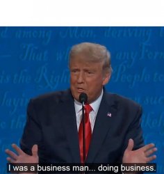 I was a business man Meme Template