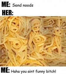 Her Sending Noods Meme Template