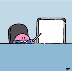 Kirby board Meme Template