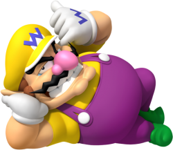 Laying down wario Meme Template