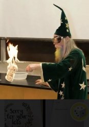 Wizard burning money Meme Template