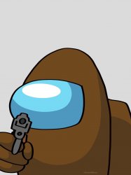 Brown is sus Meme Template