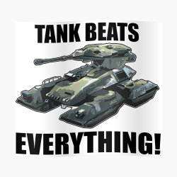Tank beats everything Meme Template
