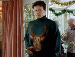 Mark Darcy in a Reindeer Sweater Meme Template
