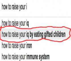 raise iq eat gifted children Meme Template