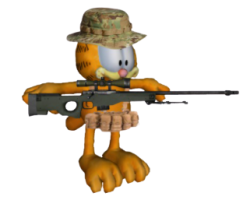 Sniper Garf Meme Template