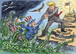 Trump Swamp rescue Meme Template