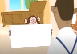 "Mr. Chimps This Is Horrible!" Meme Template