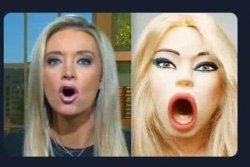 Kayleigh McEnany blow up doll Meme Template