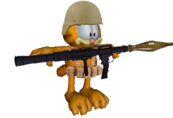 Anti-tank Garf Meme Template