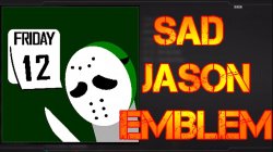 Sad Jason Emblem Friday the 12th Meme Template