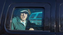 Trump In Car Meme Template