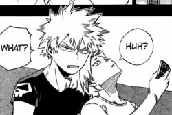 Bakugou Denki What Huh Meme Template