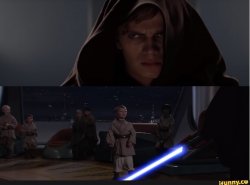 Anakin Kills Younglings (Extended) Meme Template