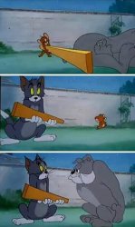Tom Jerry Spike Meme Template