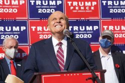 Rudy Giuliani Four Seasons cringe Meme Template